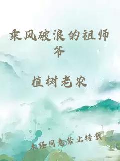 乘风破浪的祖师爷